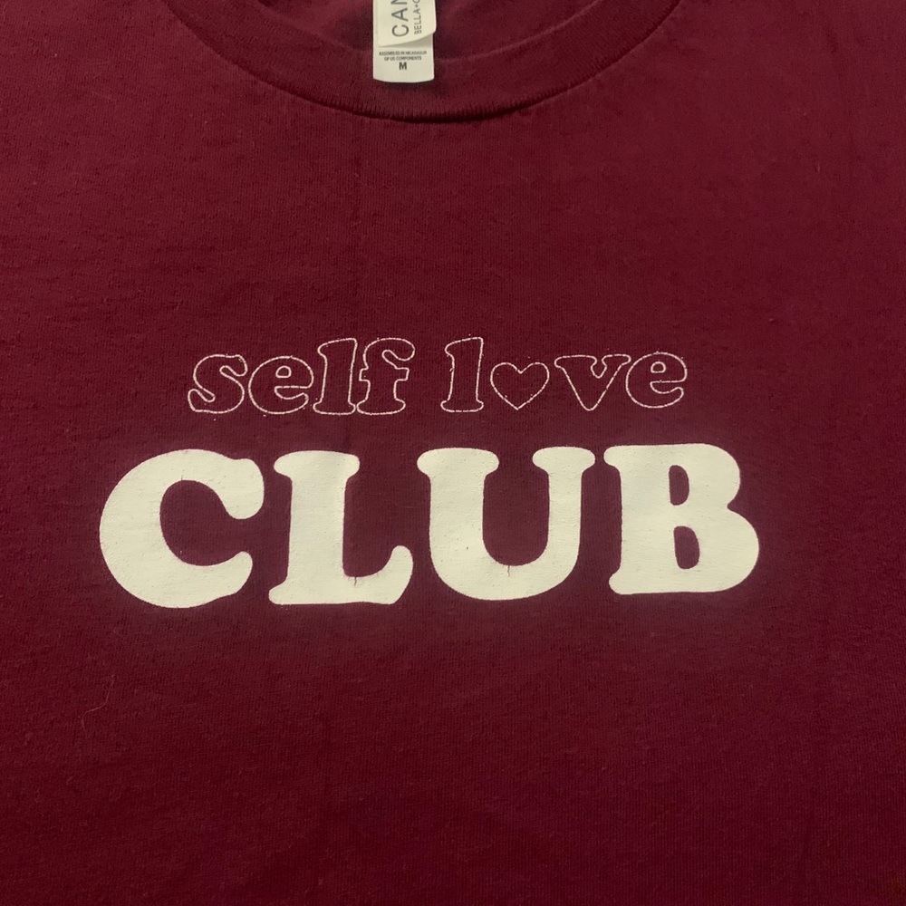 Heartman Clothes Self Love Club T-shirt NWOT